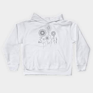 Mandala flowers Kids Hoodie